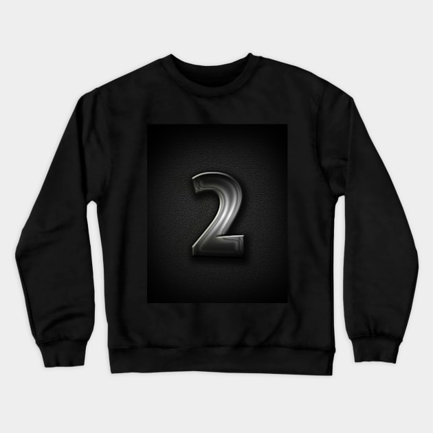 Number two Crewneck Sweatshirt by Spinkly